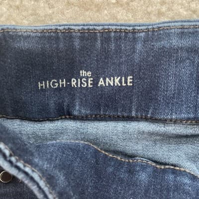 Liverpool Jeans High Rise Ankle Womens Size 4/27 Preowned Blue - Thumbnail 4