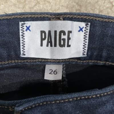 Paige Womens Jeans Size 26 Verdugo Ultra Skinny Stretch Blue Preowned Excellent - Thumbnail 4