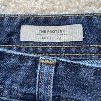 Adriano Goldschmeid Jeans The Protege Straight Leg Distressed 34x32 - Thumbnail 3