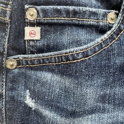 Adriano Goldschmied Womens Jeans Size 24R Distressed Ex-Boyfriend Slim Blue - Thumbnail 6