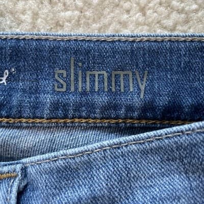 7 for All Mankind Womens Jeans Size 31 Slimmy Preowned Blue - Thumbnail 3