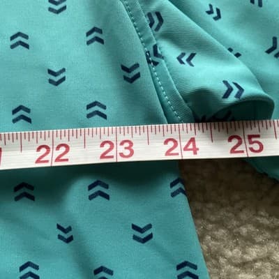 Cutter and Buck Golf Polo Teal w Blue Arrows Mens 2xl Preowned - Thumbnail 8