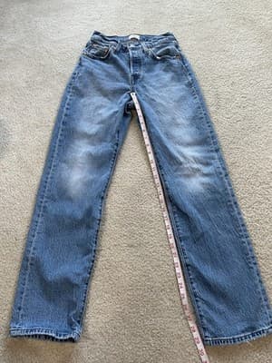 Levi's 501 Curve Straight Leg Womens 25x30 Preowned Good - Thumbnail 5