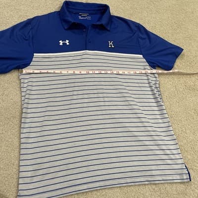 Under Armour Loose Fit Polo Mens Large University of Kentucky Preowned - Thumbnail 8