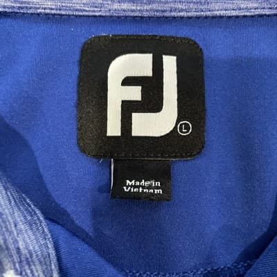 Footjoy Golf Polo Pinehurst 1895 Logo Mens Large Preowned Polyester - Thumbnail 3