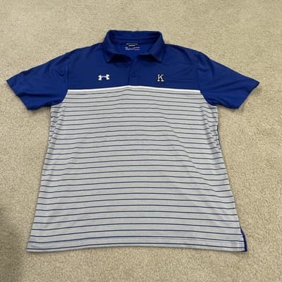 Under Armour Loose Fit Polo Mens Large University of Kentucky Preowned - Thumbnail 2
