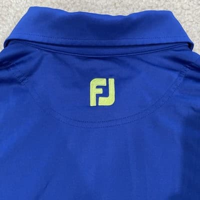 Footjoy Golf Polo Pinehurst 1895 Logo Mens Large Preowned Polyester - Thumbnail 9