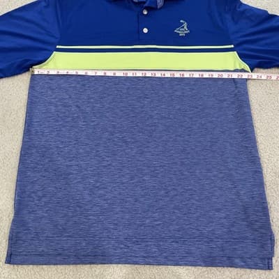 Footjoy Golf Polo Pinehurst 1895 Logo Mens Large Preowned Polyester - Thumbnail 6