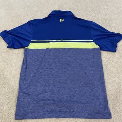Footjoy Golf Polo Pinehurst 1895 Logo Mens Large Preowned Polyester - Thumbnail 8