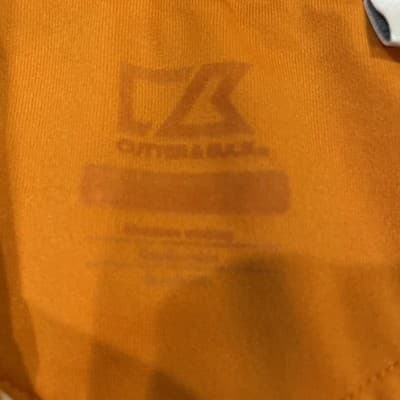Cutter And Buck Golf Polo Us Open Oakmont 2016 Logo Mens Medium Preowned Orange - Thumbnail 3