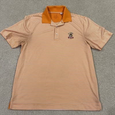 Cutter And Buck Golf Polo Us Open Oakmont 2016 Logo Mens Medium Preowned Orange - Thumbnail 2