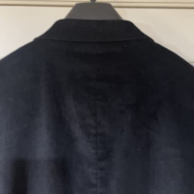 Stafford Mens Black Corduroy Sport Coat Classic Fit Stretch Size 48 Long NWT - Thumbnail 9