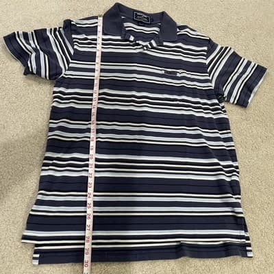 Polo Sport Ralph Lauren Mens Large Striped Logo Preowned - Thumbnail 5