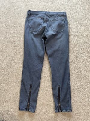 J Brand Womens Cass Vin Stripe w Zippers at Ankles Size 30 Preowned Excellent - Thumbnail 12