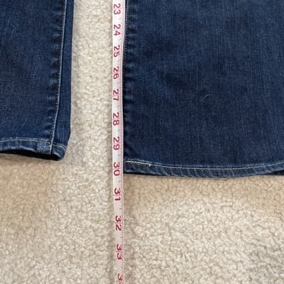 Levis Bold Curve Bootcut Jeans Womens Size 28 Preowned Excellent Blue - Thumbnail 6