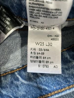 Levi's 501 Curve Straight Leg Womens 25x30 Preowned Good - Thumbnail 11