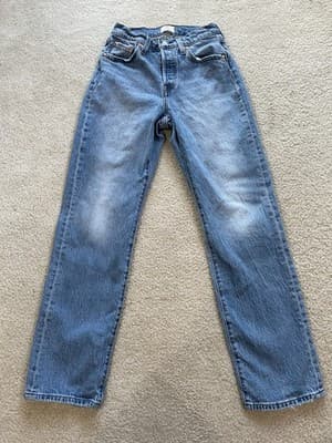 Levi's 501 Curve Straight Leg Womens 25x30 Preowned Good - Thumbnail 2