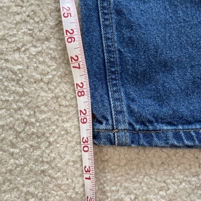 Carhartt Relaxed Fit Mens Jeans Size 36x30 Preowned Blue - Thumbnail 6