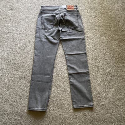 Levis 514 Straight Jeans Mens 29x32 Gray NWT - Thumbnail 5