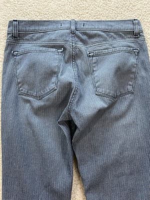 J Brand Womens Cass Vin Stripe w Zippers at Ankles Size 30 Preowned Excellent - Thumbnail 13
