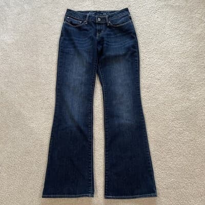 Levis Bold Curve Bootcut Jeans Womens Size 28 Preowned Excellent Blue - Thumbnail 3