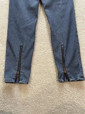 J Brand Womens Cass Vin Stripe w Zippers at Ankles Size 30 Preowned Excellent - Thumbnail 14