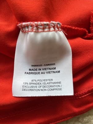 Nike Dri Fit Golf Polo Red-Orange Mens Size xl Preowned Excellent - Thumbnail 10