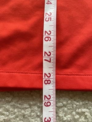 Nike Dri Fit Golf Polo Red-Orange Mens Size xl Preowned Excellent - Thumbnail 7