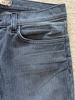 J Brand Womens Cass Vin Stripe w Zippers at Ankles Size 30 Preowned Excellent - Thumbnail 7