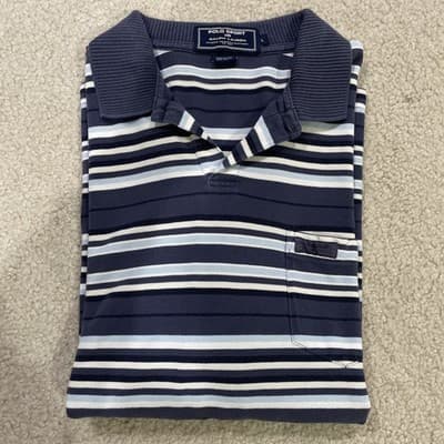 Polo Sport Ralph Lauren Mens Large Striped Logo Preowned - Thumbnail 10