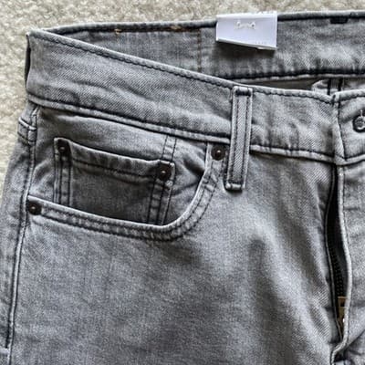 Levis 514 Straight Jeans Mens 29x32 Gray NWT - Thumbnail 3