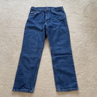 Carhartt Relaxed Fit Mens Jeans Size 36x30 Preowned Blue - Thumbnail 4