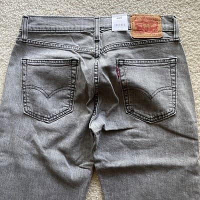 Levis 514 Straight Jeans Mens 29x32 Gray NWT - Thumbnail 6