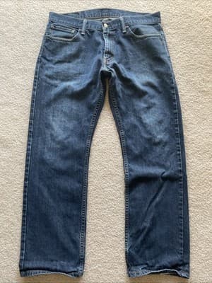 Levis 514 Straight Jeans Mens 34x30 Blue Preowned Good - Thumbnail 6