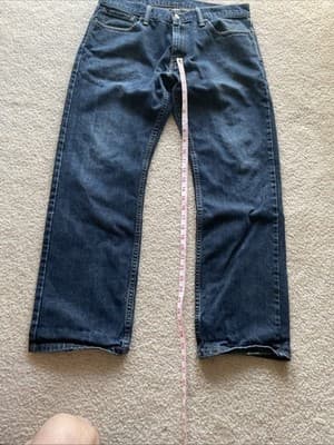 Levis 514 Straight Jeans Mens 34x30 Blue Preowned Good - Thumbnail 9