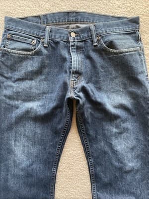 Levis 514 Straight Jeans Mens 34x30 Blue Preowned Good - Thumbnail 7