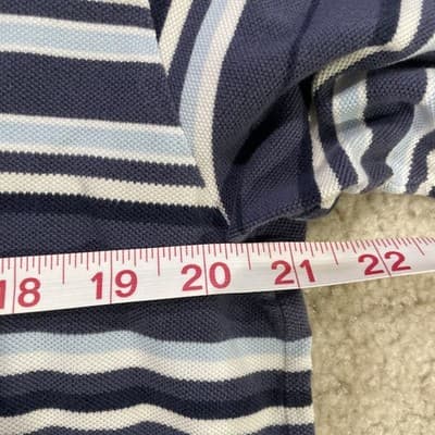Polo Sport Ralph Lauren Mens Large Striped Logo Preowned - Thumbnail 8