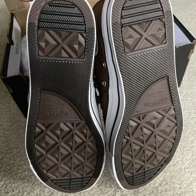 NWB Converse Malden St Mid Grounded Brown Canvas Sneakers Men 10.5 Women 12.5 - Thumbnail 8