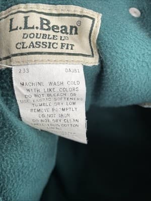 LL Bean Straight Leg Mens 36x34 Double L Classic Fit Heavy Inner Lining Preowned - Thumbnail 4