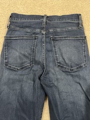 Madewell Mid Rise Stovepipe Womens Blue Jeans Size 27 Preowned Excellent - Thumbnail 8