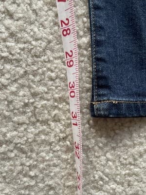 LRL Lauren Ralph Lauren Modern Straight Curvy Blue Jeans Womens Size 12 - Thumbnail 4
