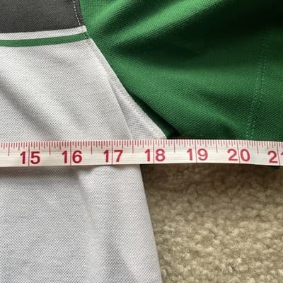 Nike Dri Fit NFL Philadelphia Eagles Polo Size Small Preowned Green White Black - Thumbnail 9