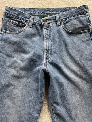 LL Bean Straight Leg Mens 36x34 Double L Classic Fit Heavy Inner Lining Preowned - Thumbnail 2