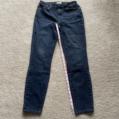 Pistola Womens Jeans Size 28 Dark Blue Preowned Excellent - Thumbnail 7