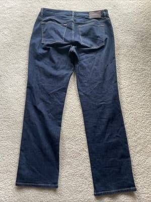 LRL Lauren Ralph Lauren Modern Straight Curvy Blue Jeans Womens Size 12 - Thumbnail 5
