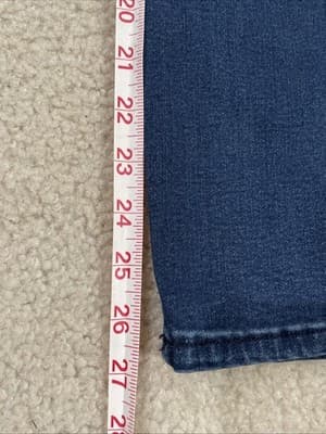 Madewell Mid Rise Stovepipe Womens Blue Jeans Size 27 Preowned Excellent - Thumbnail 6