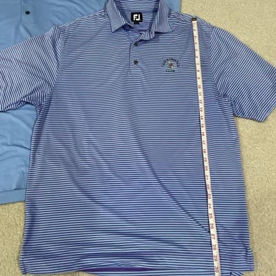 Footjoy Mens Large Golf Polos Lot of 2, Country Club Logos - Thumbnail 8