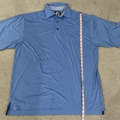 Footjoy Mens Large Golf Polos Lot of 2, Country Club Logos - Thumbnail 12