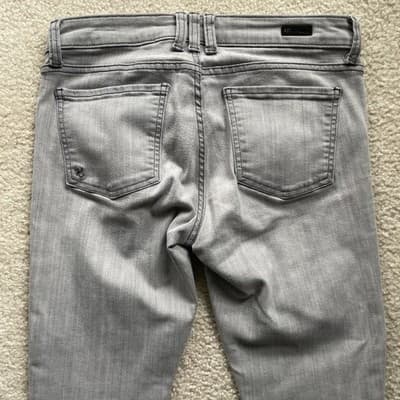 Kut from the Kloth Mia Toothpick Gray Jeans Womens Size 6 Preowned Good - Thumbnail 8