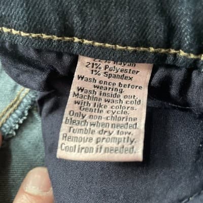 Juicy Couture Dark Blue Jean Shorts Womens Size 4 NWT - Thumbnail 4